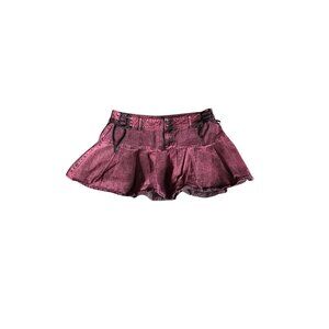 Social Collision Pink and Black Skirt